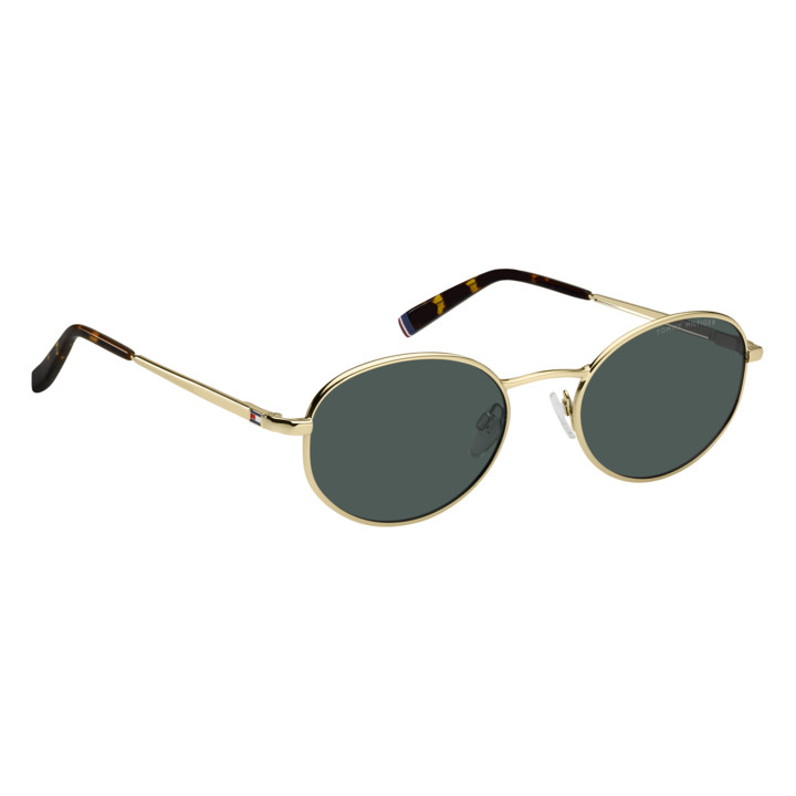 Lunettes de soleil Tommy Hilfiger TH 2219/S Gold / verres Green (J5G-QT)