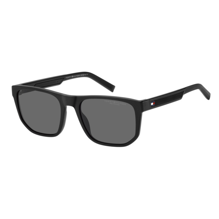 Lunettes de soleil Tommy Hilfiger TH 2200/S Black / verres Grey Polarized (807-M9)