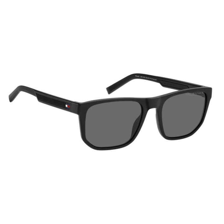 Lunettes de soleil Tommy Hilfiger TH 2200/S Black / verres Grey Polarized (807-M9)