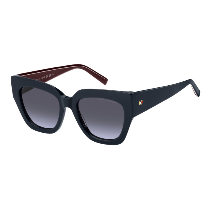 Lunettes de soleil Tommy Hilfiger TH 2223/S Blue / verres Grey Azure (PJP-GB)