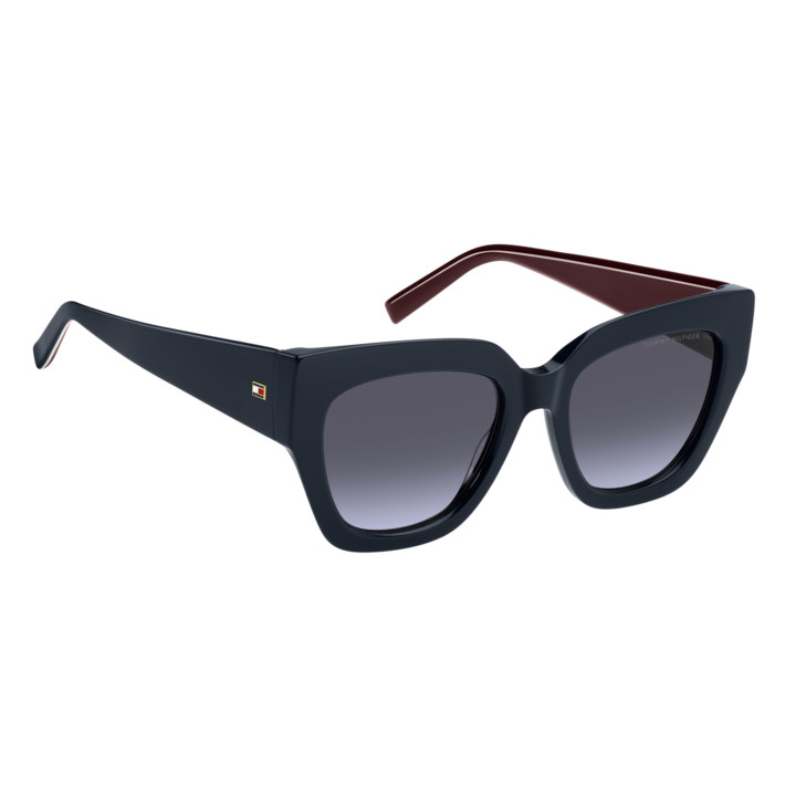 Lunettes de soleil Tommy Hilfiger TH 2223/S Blue / verres Grey Azure (PJP-GB)