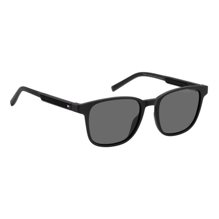 Lunettes de soleil Tommy Hilfiger TH 2202/S Black / verres Grey Polarized (807-M9)