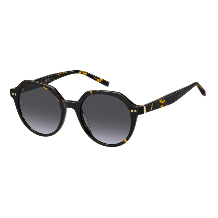 Lunettes de soleil Tommy Hilfiger TH 2212/S Havana / verres Grey Azure (086-GB)