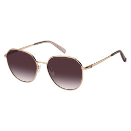 Lunettes de soleil Tommy Hilfiger TH 2218/S Gold Copper / verres Pink Doubleshade (DDB-3X)