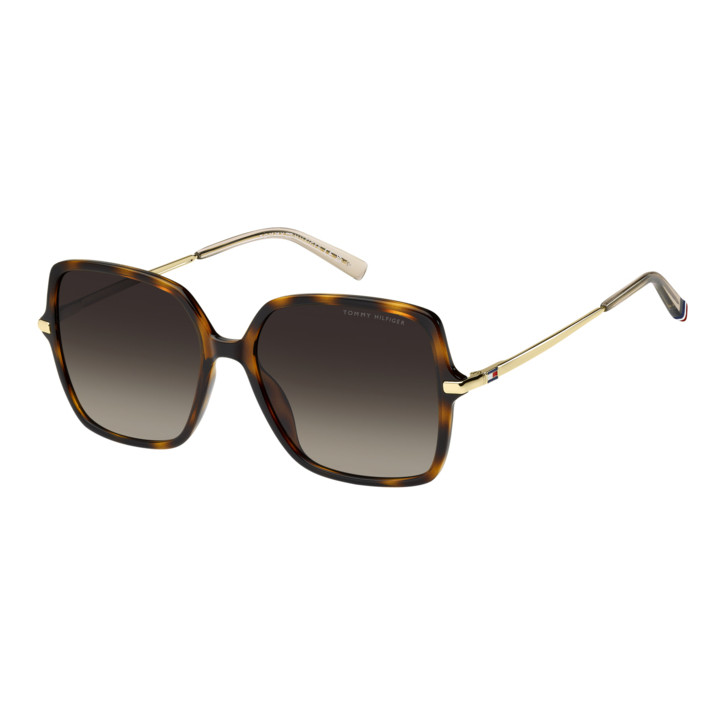 Lunettes de soleil Tommy Hilfiger TH 2220/S Havana / verres Brown Shaded (086-HA)