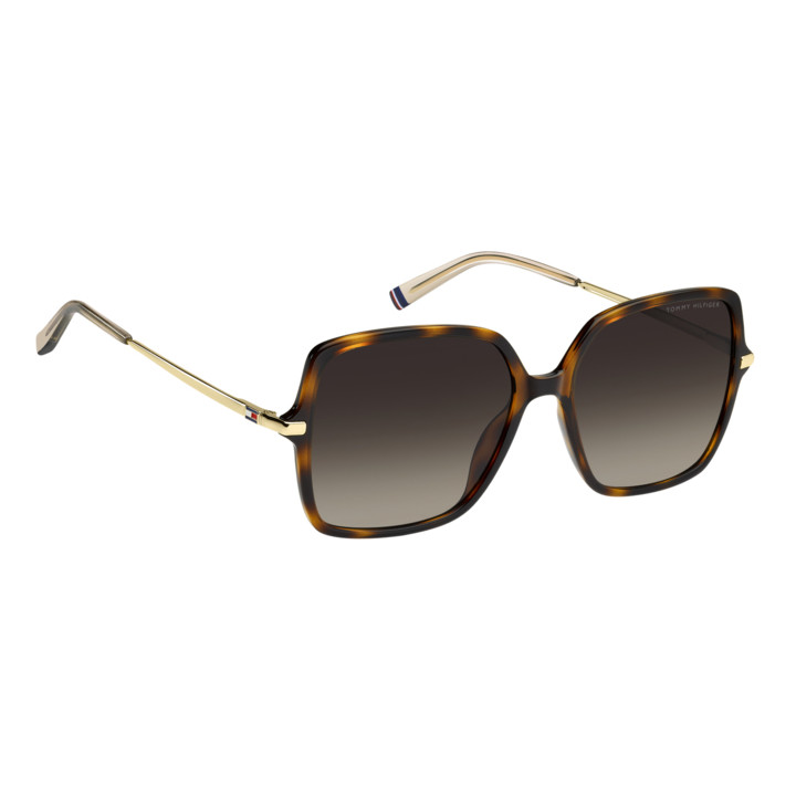 Lunettes de soleil Tommy Hilfiger TH 2220/S Havana / verres Brown Shaded (086-HA)