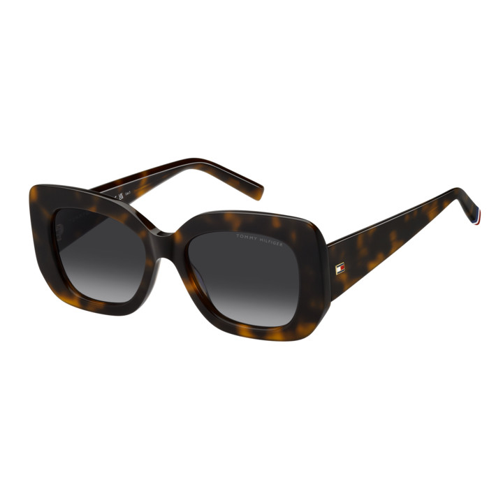 Lunettes de soleil Tommy Hilfiger TH 2224/S Havana / verres Dark Grey Shaded (086-9O)