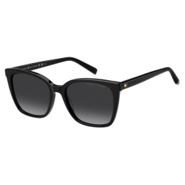 Lunettes de soleil Tommy Hilfiger TH 2226/S Black / verres Dark Grey Shaded (807-9O)