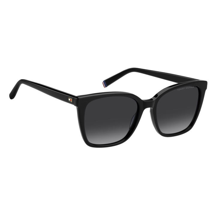 Lunettes de soleil Tommy Hilfiger TH 2226/S Black / verres Dark Grey Shaded (807-9O)