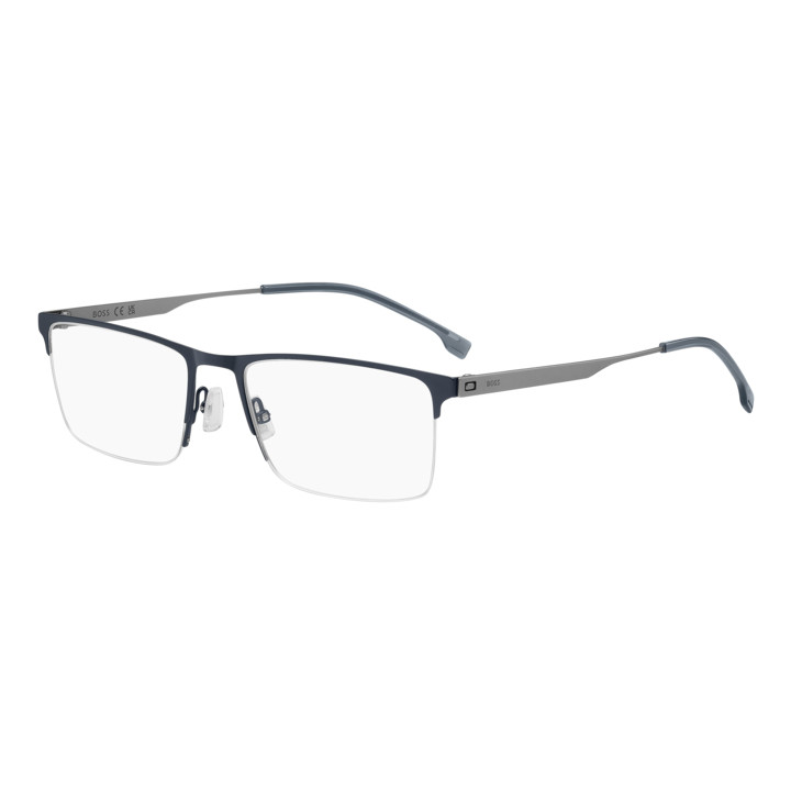 Lunettes de vue BOSS 1698 Matte Blue Ruthenium / verres Transparent (KU0-99)