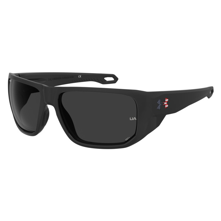 Lunettes de soleil Under Armour UA ATTACK 2 Black Multicolor / verres Grey Polarized Oleophobic (SZE-6C)