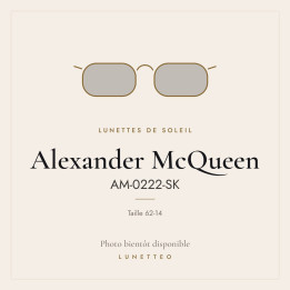 Lunettes de soleil Alexander McQueen AM-0222-SK