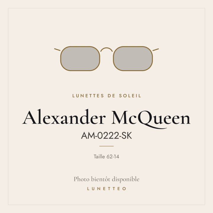 Lunettes de soleil Alexander McQueen AM-0222-SK