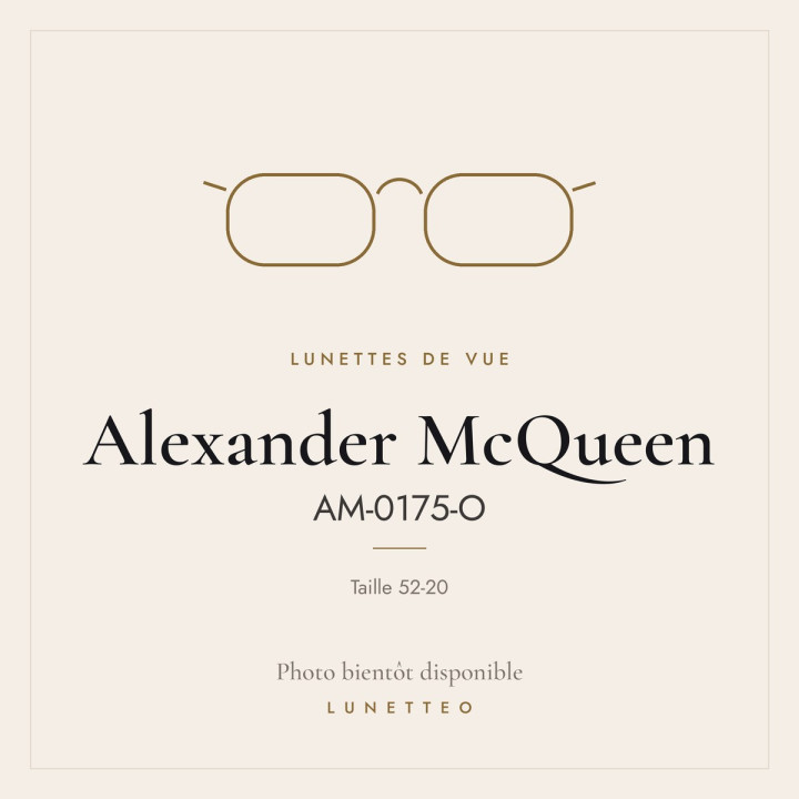 Lunettes de vue Alexander McQueen AM-0175-O