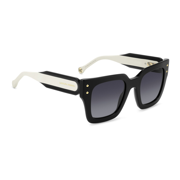 Lunettes de soleil Carolina Herrera HER 0255/S Black / verres Dark Grey Shaded (807-9O)