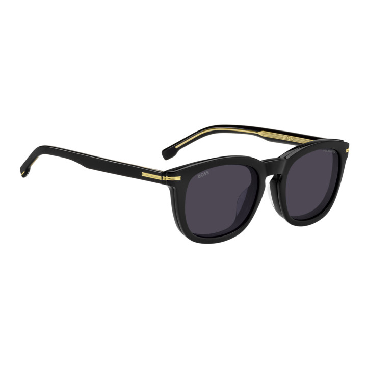 Lunettes de vue avec clip solaire BOSS 1725/G/CS Black / verres Grey Polarized (807-M9)