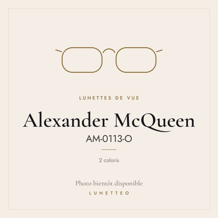 Lunettes de vue Alexander McQueen AM-0113-O