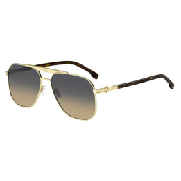 Lunettes de soleil BOSS 1743/S Gold Havana / verres Grey Shaded Brown Antireflex (06J-C9)