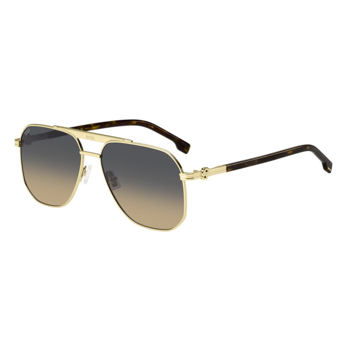 Lunettes de soleil BOSS 1743/S Gold Havana / verres Grey Shaded Brown Antireflex (06J-C9)