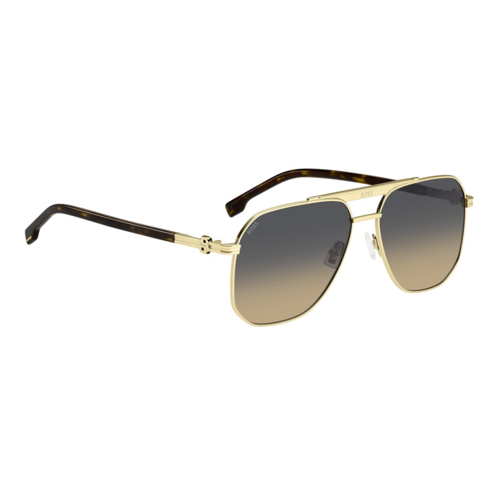 Lunettes de soleil BOSS 1743/S Gold Havana / verres Grey Shaded Brown Antireflex (06J-C9)