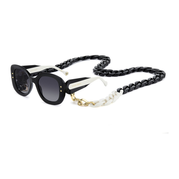 Lunettes de soleil Carolina Herrera HER 0254/S Black / verres Dark Grey Shaded (807-9O)