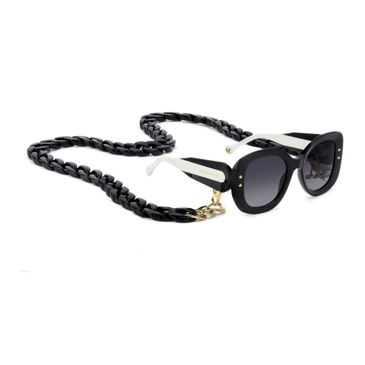 Lunettes de soleil Carolina Herrera HER 0254/S Black / verres Dark Grey Shaded (807-9O)