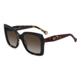 Lunettes de soleil Carolina Herrera HER 0258/G/S Havana / verres Brown Shaded (086-HA)