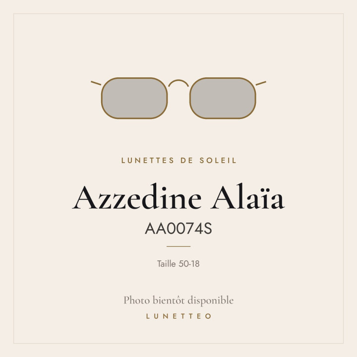 Lunettes de soleil Azzedine Alaïa AA0074S