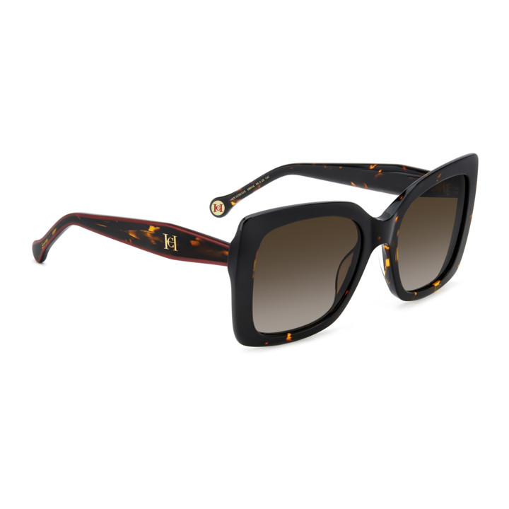 Lunettes de soleil Carolina Herrera HER 0258/G/S Havana / verres Brown Shaded (086-HA)