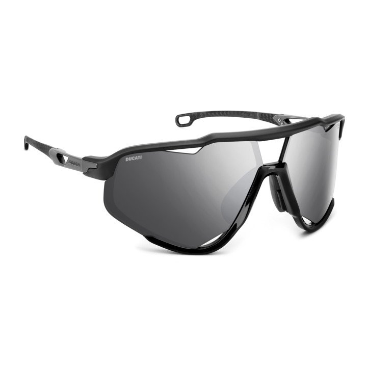 Lunettes de soleil Carrera Ducati CARDUC PANIGALE Black / verres Grey Silver Antireflex (807-0T)