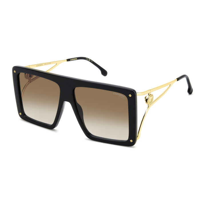 Lunettes de soleil Carrera CA UNICA/SE Black / verres Black Brown Green Antireflex (807-86)