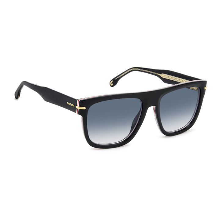 Lunettes de soleil Carrera 340/S Black Gold / verres Dk Blue Shaded (2M2-08)