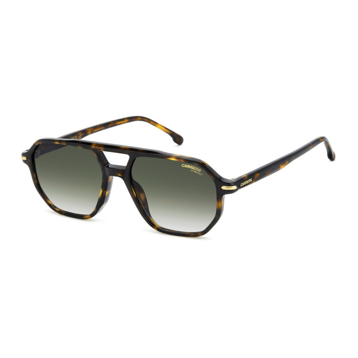 Lunettes de soleil Carrera 341/S Havana Gold / verres Green Shaded (2IK-9K)