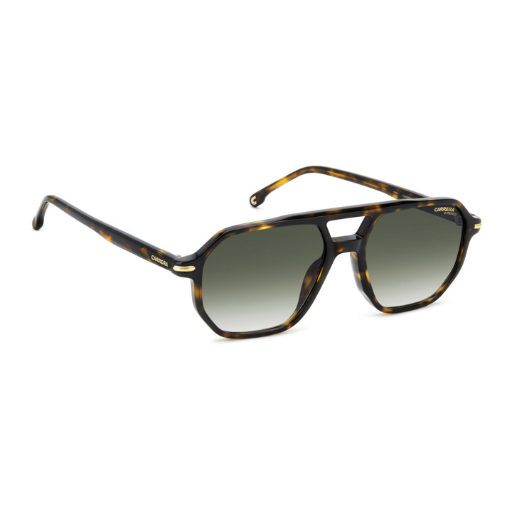Lunettes de soleil Carrera 341/S Havana Gold / verres Green Shaded (2IK-9K)