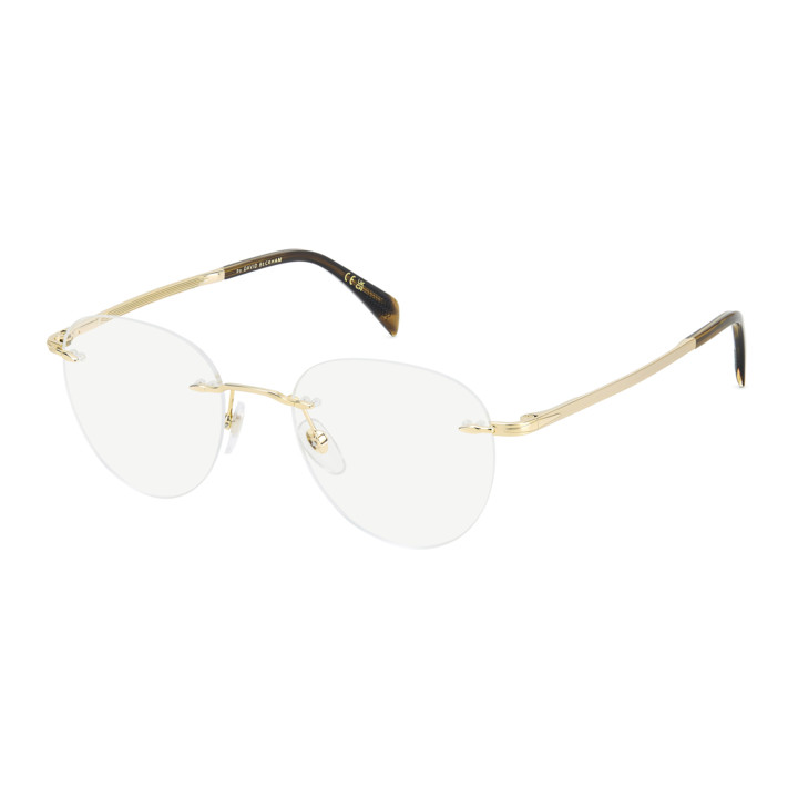 Lunettes de vue David Beckham DB 1166 Gold / verres Blue Mirror (J5G-2Y)