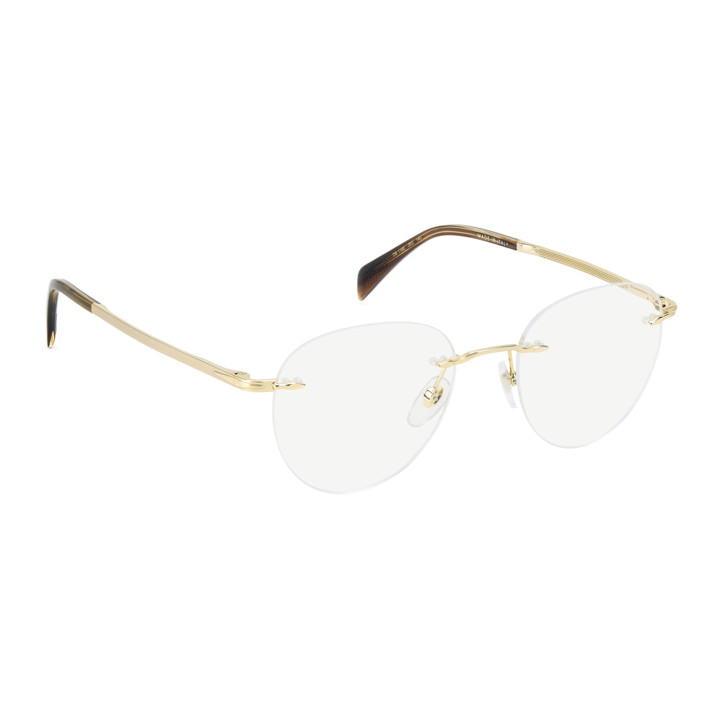 Lunettes de vue David Beckham DB 1166 Gold / verres Blue Mirror (J5G-2Y)