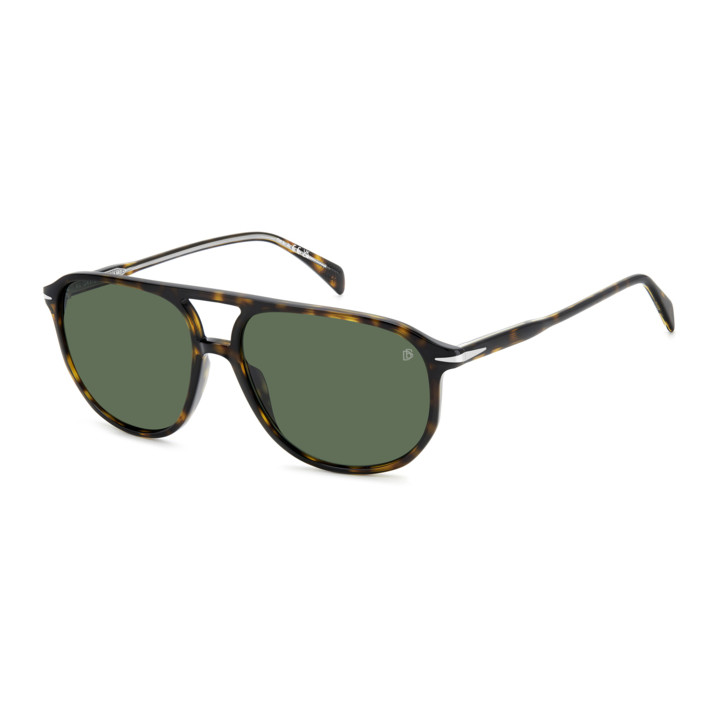 Lunettes de soleil David Beckham DB 1159/S Havana / verres Green Polarized (086-UC)