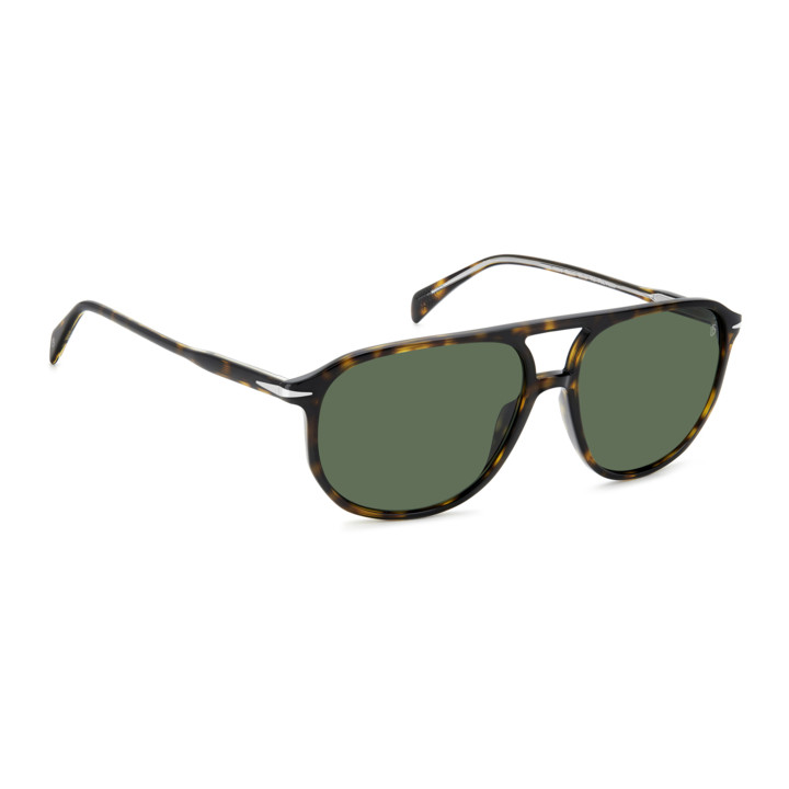 Lunettes de soleil David Beckham DB 1159/S Havana / verres Green Polarized (086-UC)