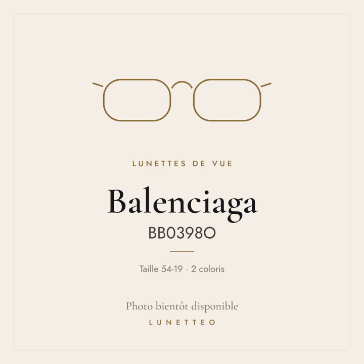 Lunettes de vue Balenciaga BB0398O