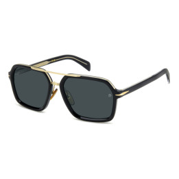 Lunettes de soleil David Beckham DB 7128/S Black / verres Blue (807-KU)