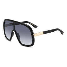 Lunettes de soleil Dsquared2 D2 0119/S Black / verres Dk Blue Shaded (807-08)