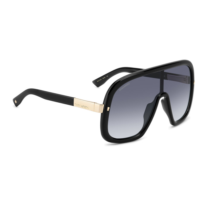 Lunettes de soleil Dsquared2 D2 0119/S Black / verres Dk Blue Shaded (807-08)