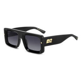 Lunettes de soleil Dsquared2 D2 0141/S Black / verres Dark Grey Shaded (807-9O)