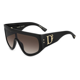 Lunettes de soleil Dsquared2 D2 0149/S Black / verres Brown Shaded (807-HA)