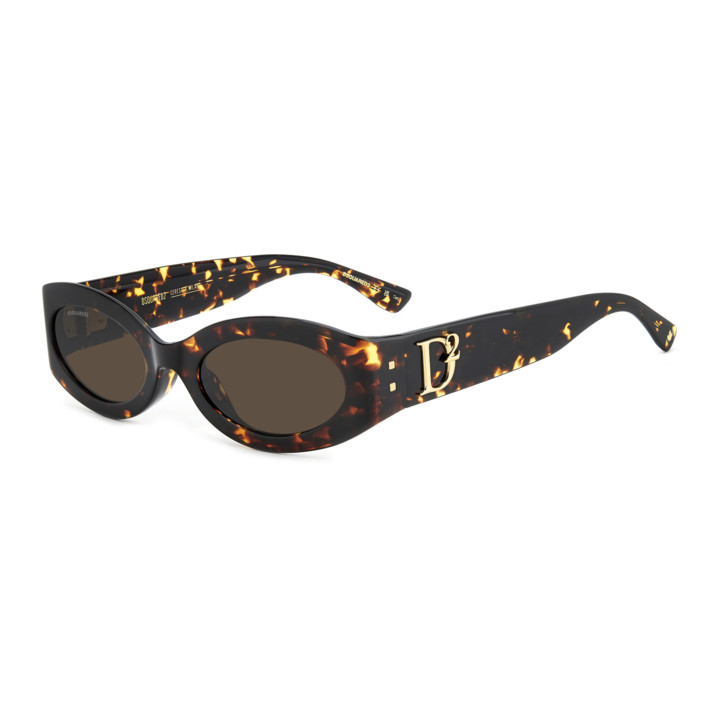 Lunettes de soleil Dsquared2 D2 0150/G/S Havana / verres Brown (086-70)