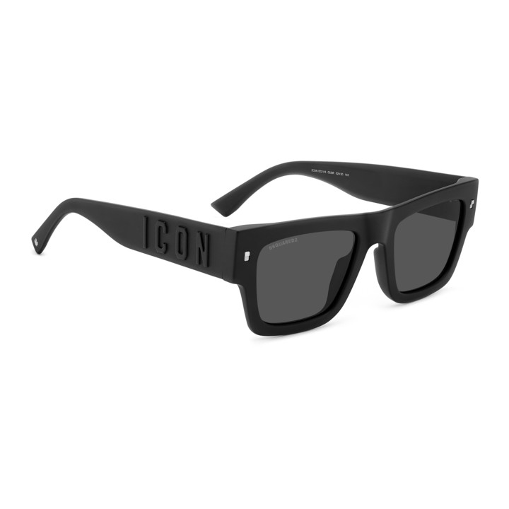 Lunettes de soleil Dsquared2 ICON 0021/S Matte Black / verres Grey (003-IR)