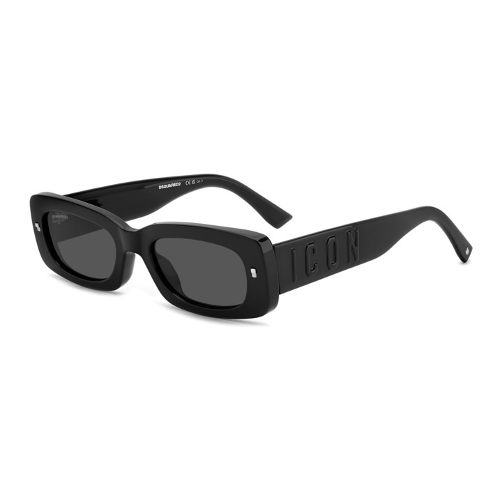 Lunettes de soleil Dsquared2 ICON 0020/S Black / verres Grey (807-IR)