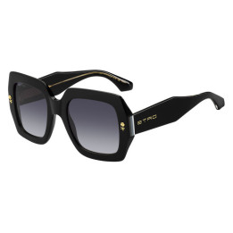 Lunettes de soleil Etro 0011/S Black / verres Dark Grey Shaded (807-9O)