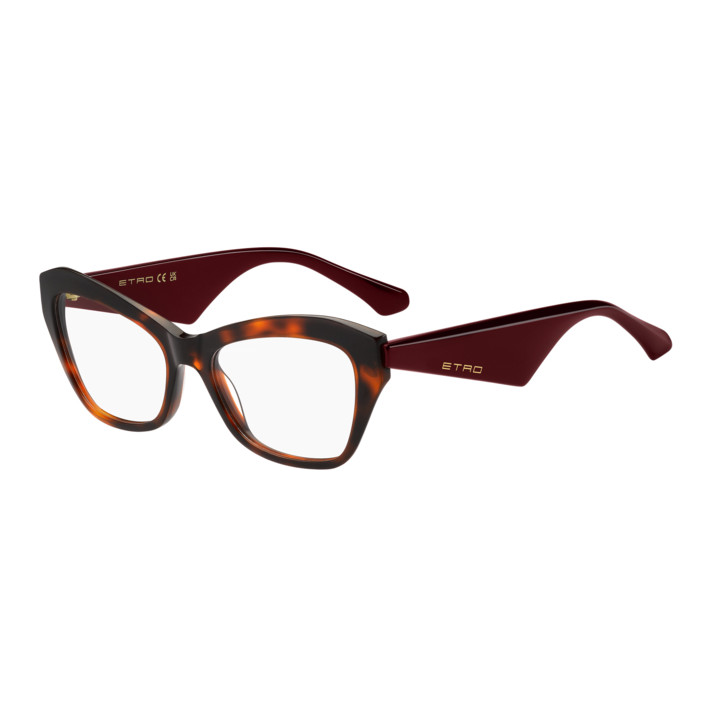 Lunettes de vue Etro 0046 Havana Burgundy (65T)
