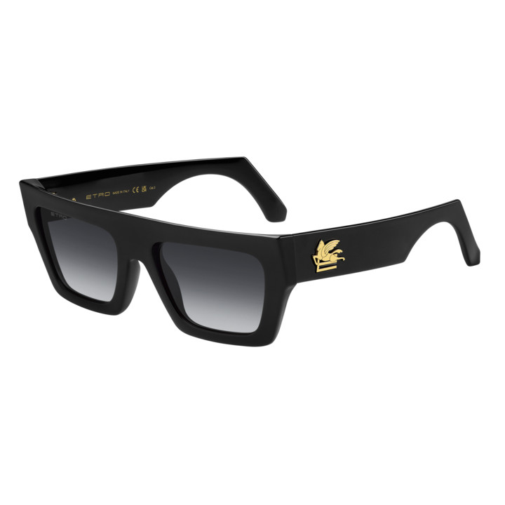 Lunettes de soleil Etro 0049/G/S Black / verres Dark Grey Shaded (807-9O)